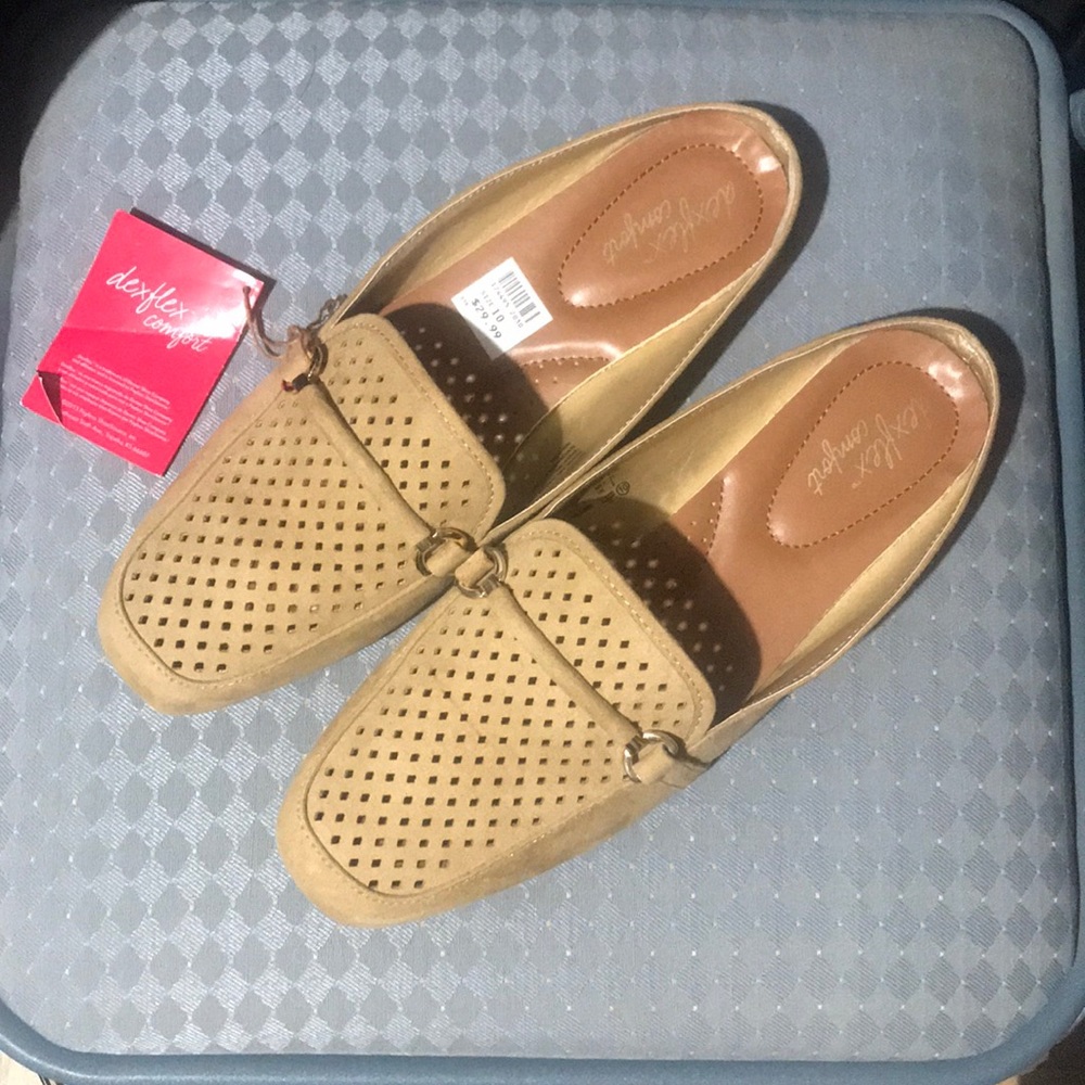 Camel colored mules